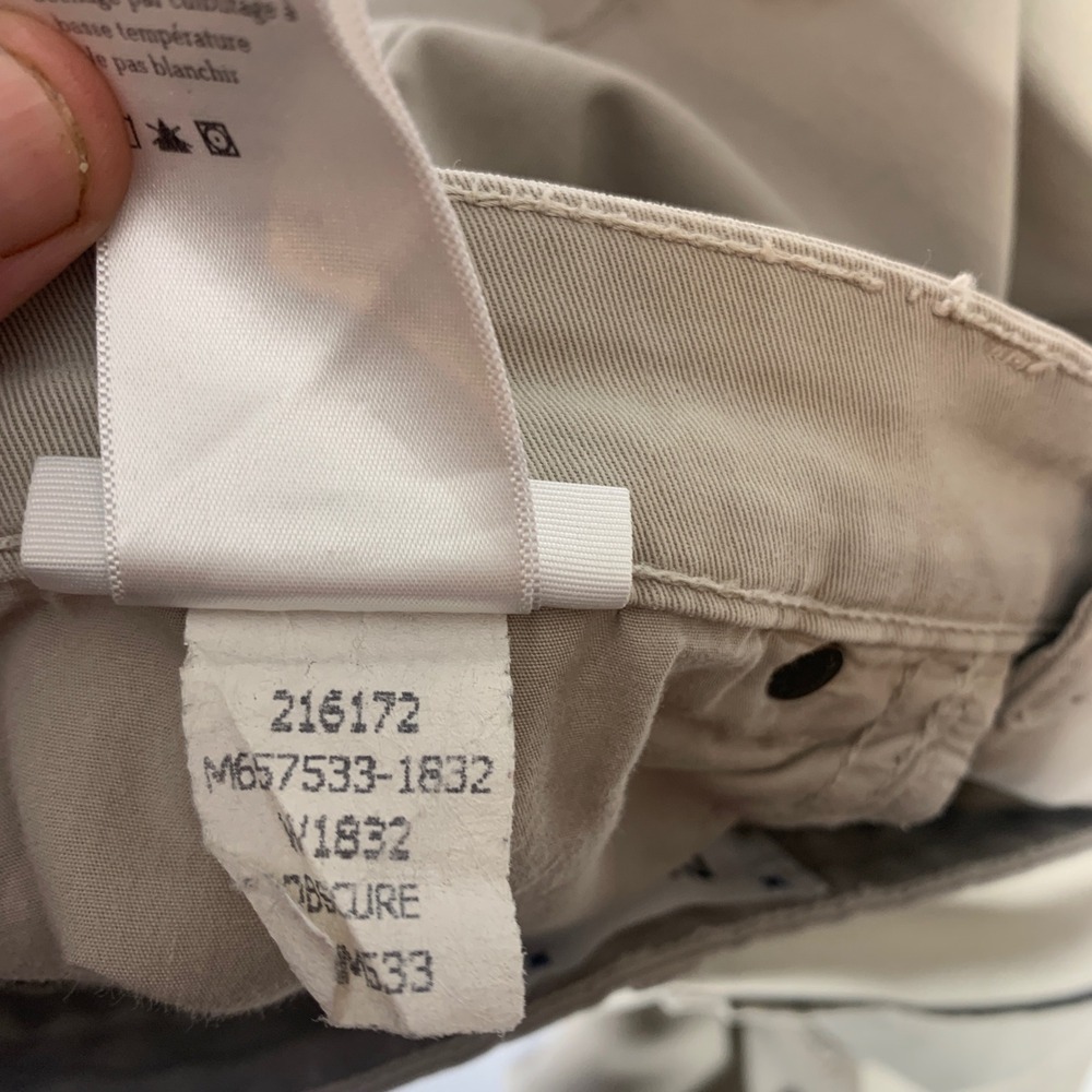 PAIGE Normandie Jeans Men's Khaki  Size 33x30 Straight Stretch Made USA - Picture 8 of 12